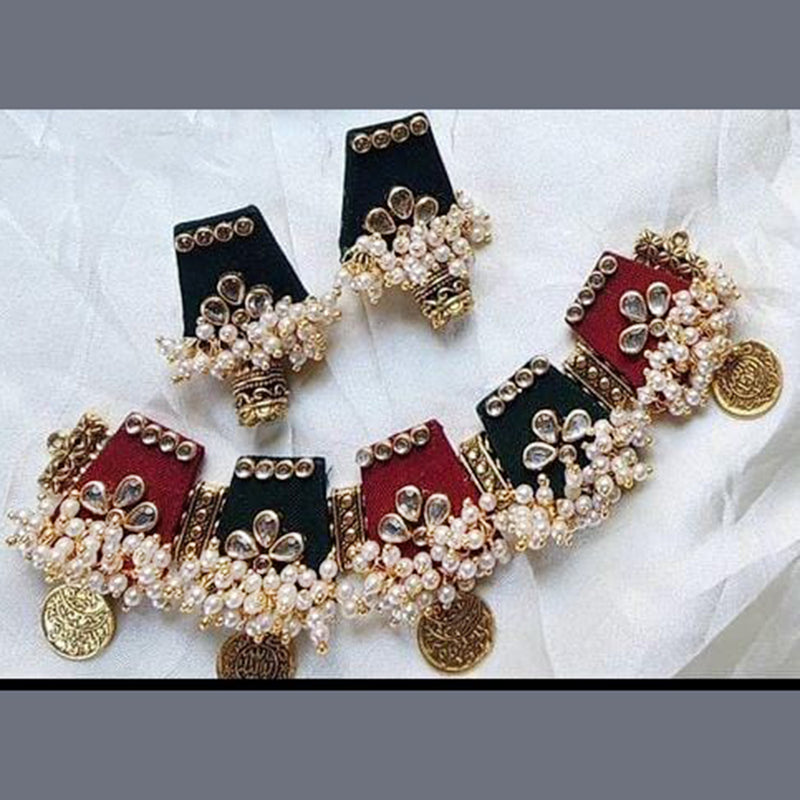 Shrijicreation Pearl Handmade Necklace Set