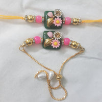 Shrijicreation Gold Plated Rakhi Combo Set