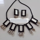 Shrijicreation Mirror And Shell Handmade Necklace Set