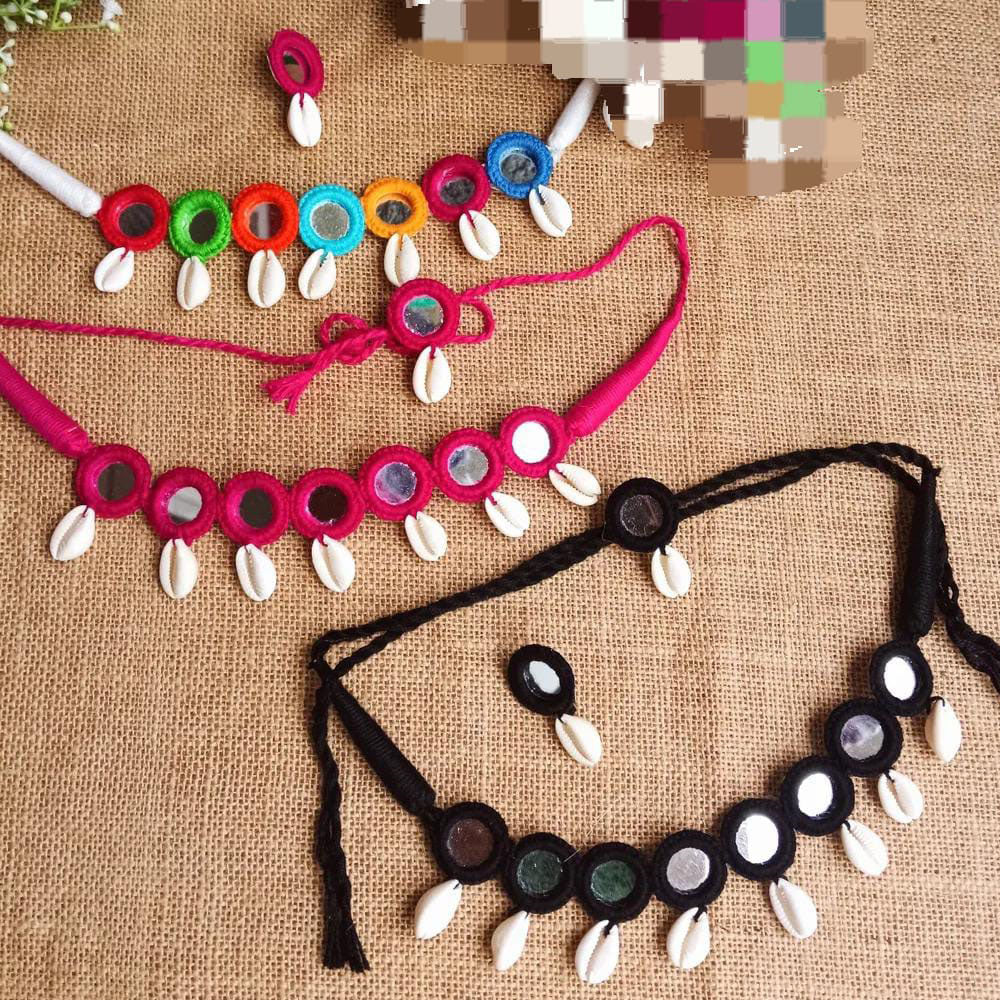 Shrijicreation Handmade Shell Necklace Set