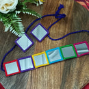 Shrijicreation Boho Reflections Mirror Choker Necklace Set