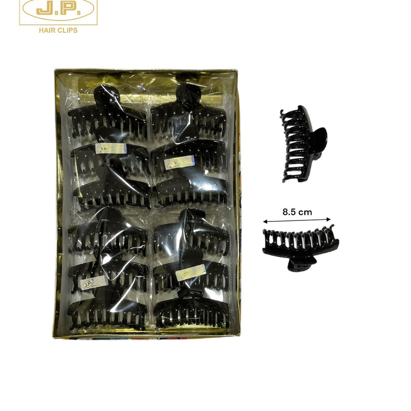 JP Hair Clips Black Color Hair Clips- 5 Dozen