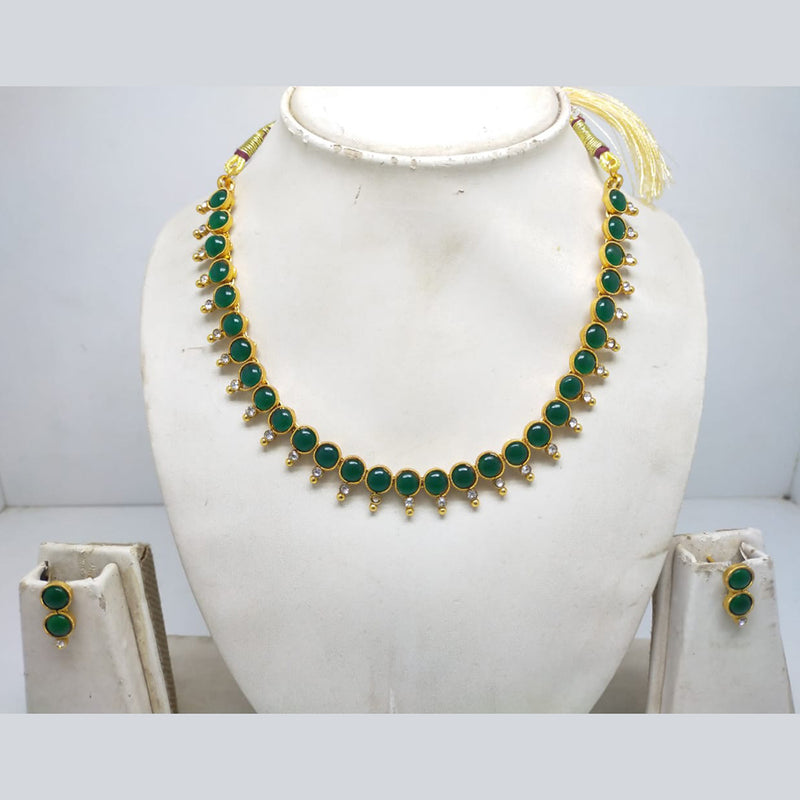 Palak Art Gold Plated Necklace Set