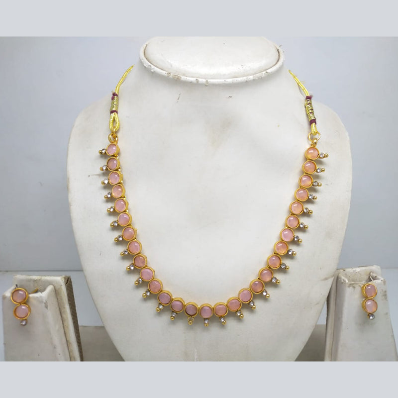 Palak Art Gold Plated Necklace Set