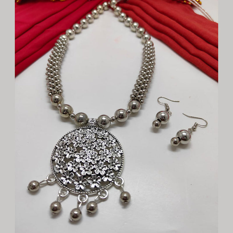 Palak Art Oxidised Plated Necklace Set