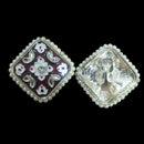 Palak Art Designer Kundan Stone And Meenakari Adjustable Ring