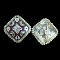 Palak Art Designer Kundan Stone And Meenakari Adjustable Ring