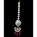 Palak Art Kundan Stone And Beads Maangtikka