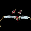 Palak Art Regal Elegance Kundan Stone And Pearl Choker Necklace Set