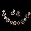 Palak Art Premium Kundan Stone And Beads Necklace Set (Pack of 3)