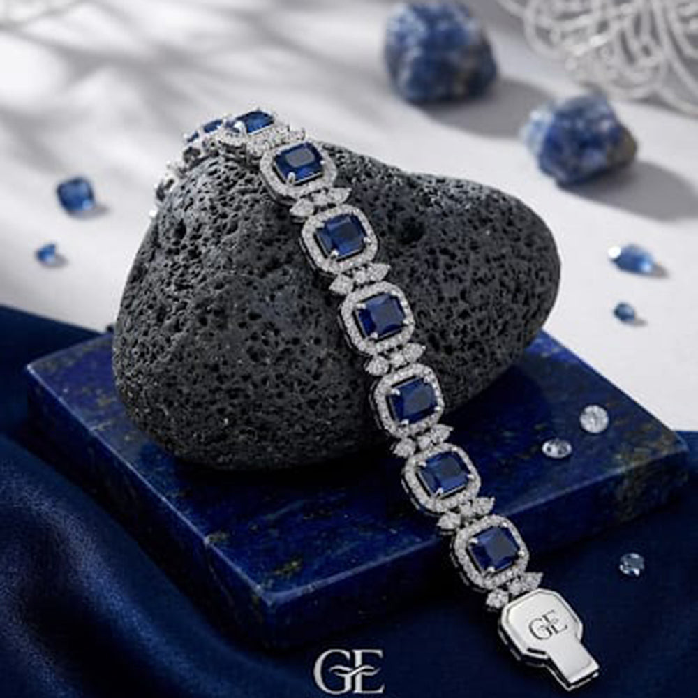 Palak Art Sparkling American Diamond Designer Bracelet