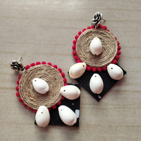 Pakhi Creation Handmade Shell Dangler Earrings