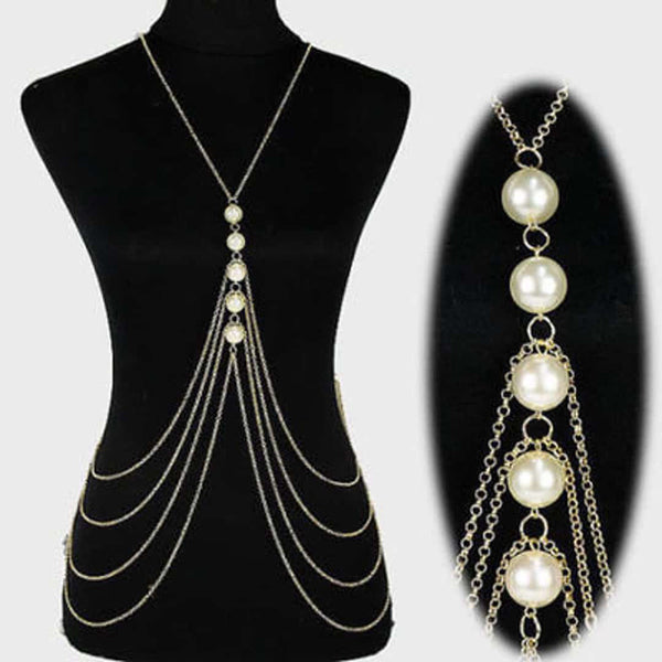 Pakhi Creation Handmade Pearl Body Jewelry