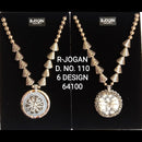 R Jogan Oxidised Plated Assorted Design Long Necklace