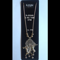 R Jogan Oxidised Plated Assorted Design Long Necklace