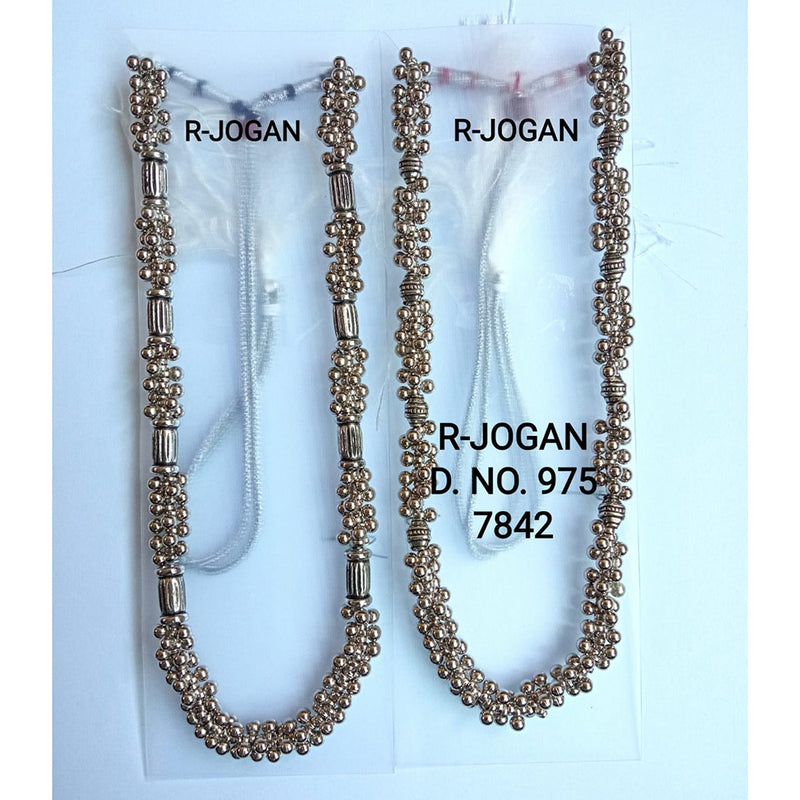 R Jogan Oxidised Plated Assorted Design Long Necklace