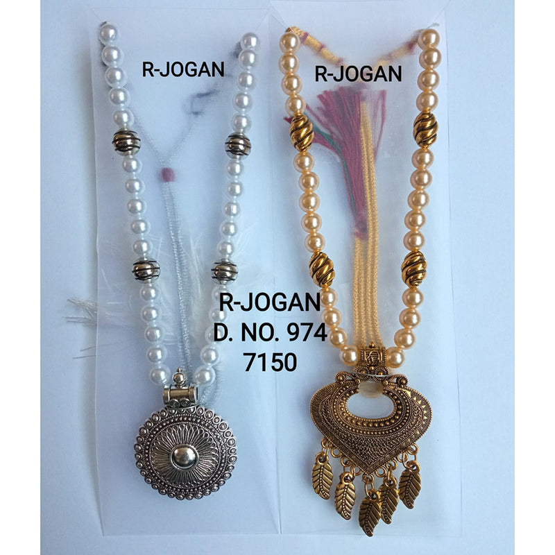 R Jogan Assorted Design Long Necklace