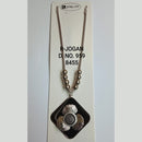R Jogan Oxidised Plated Assorted Design Long Necklace
