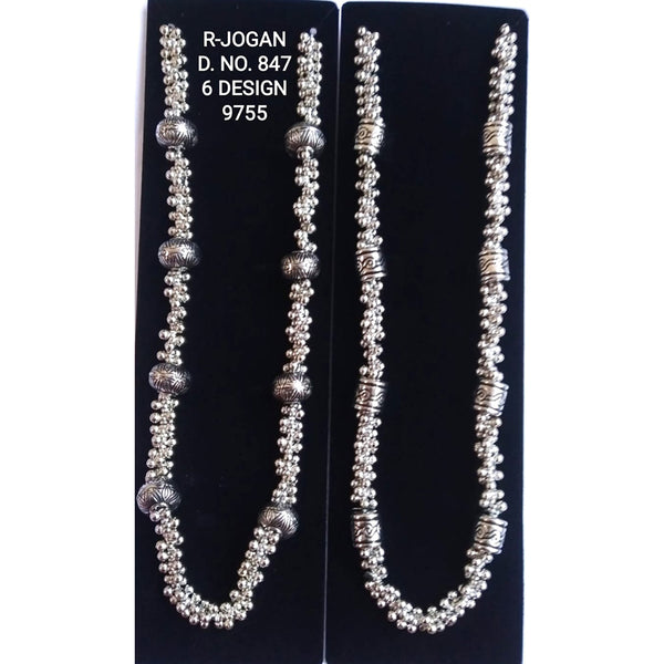 R Jogan Oxidised Plated Assorted Design Long Necklace