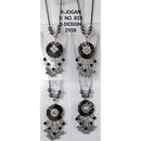 R Jogan Oxidised Plated Assorted Design Long Necklace