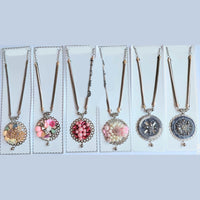 R Jogan Oxidised Plated Chain Pendant (Assorted Design)