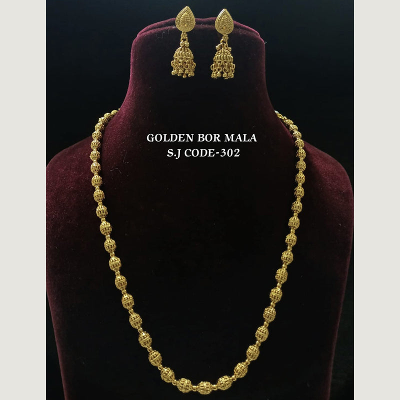 Shubham Creations Copper Gold Plated Necklace Set