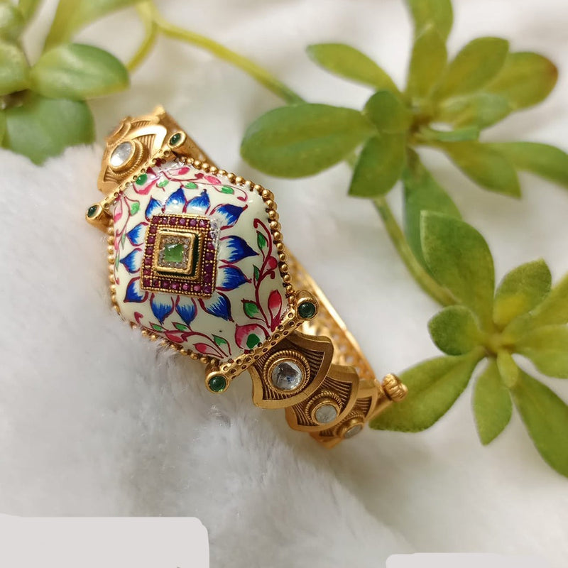 Shubham Creations Copper Gold Openable Kada