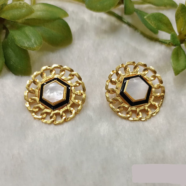 Shubham Creations Gold Plated Stud Earrings