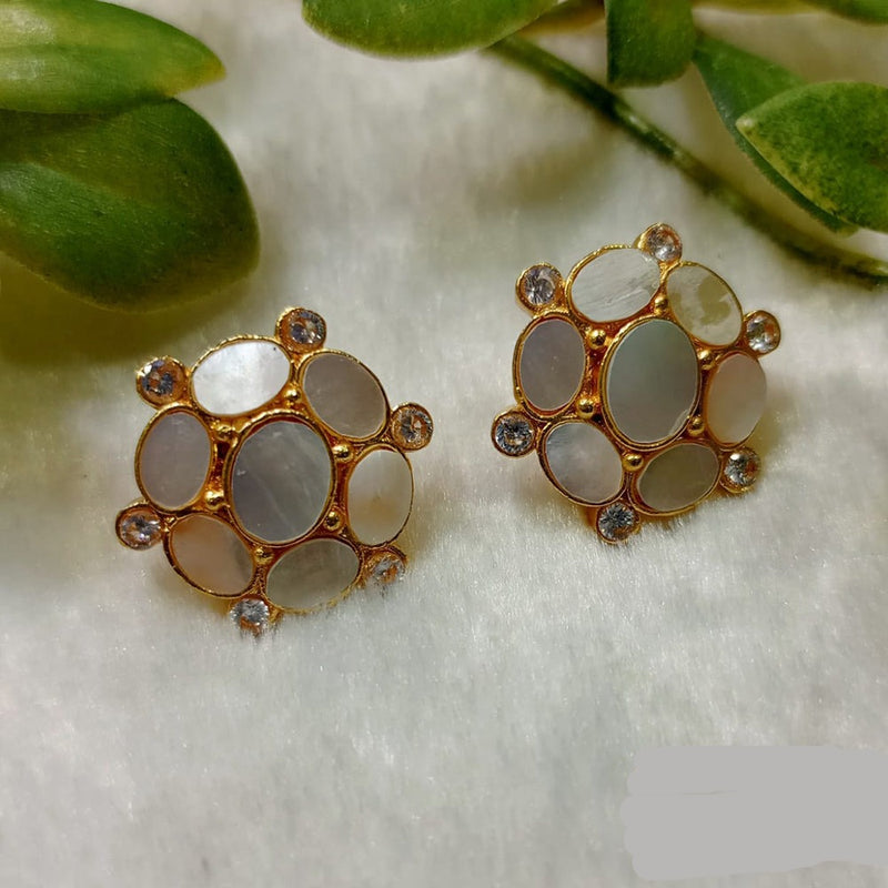 Shubham Creations Gold Plated Stud Earrings