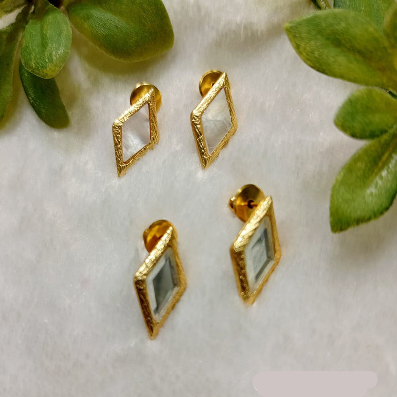 Shubham Creations Gold Plated Stud Earrings