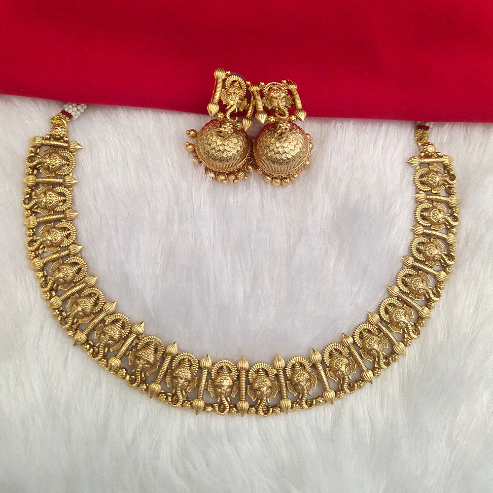 Kala Creation Gold Plated Necklace Set