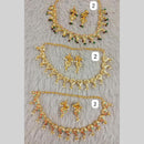 Star India Gold Plated Pearl Necklace Set