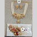 Star India Gold Plated Pearl Necklace Set