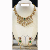 Star India Royal Shine Pota Kundan And Pearl Necklace Set