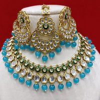 Exotica Collection Royal Kundan And Meenakari Stone Necklace Set