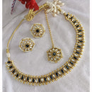 Exotica Collection Fancy Kundan Stone And Pearl Necklace Set