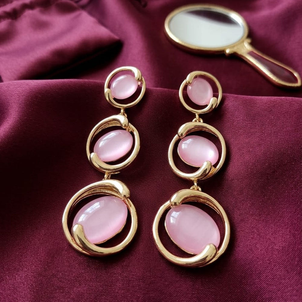 Exotica Collection Pota Stone Elegant Dangler Earrings