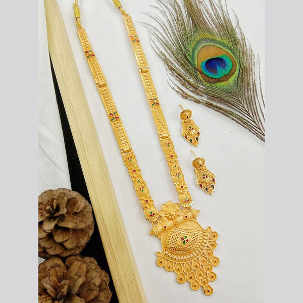 SP Jewellery Gold Plated Long Necklace Set