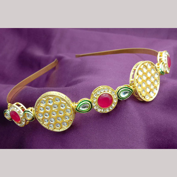 SP Jewellery Gold Plated Sheeshphool Hairband