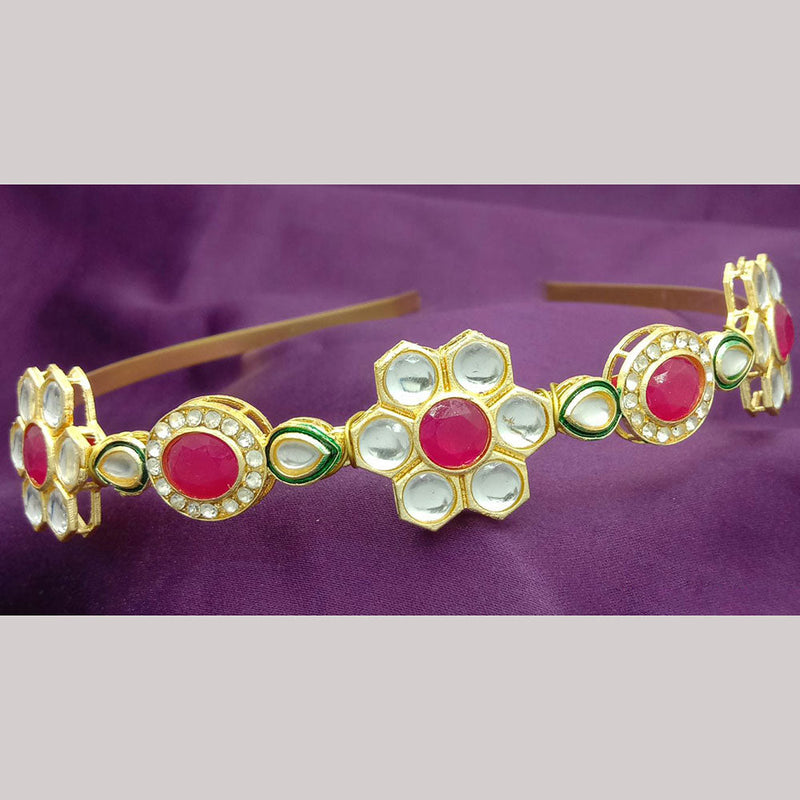 SP Jewellery Gold Plated Sheeshphool Hairband