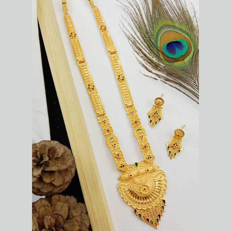 SP Jewellery Gold Plated Long Necklace Set