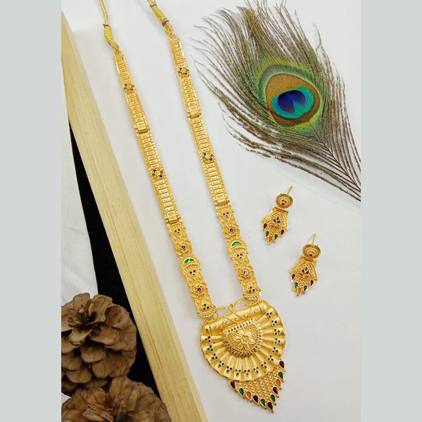 SP Jewellery Gold Plated Long Necklace Set