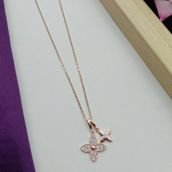 SP Jewellery Rose Gold Plated Chain Pendant