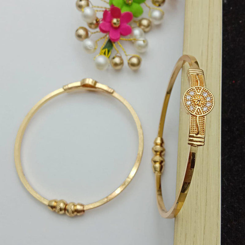 SP Jewellery Gold Plated Openable Kada