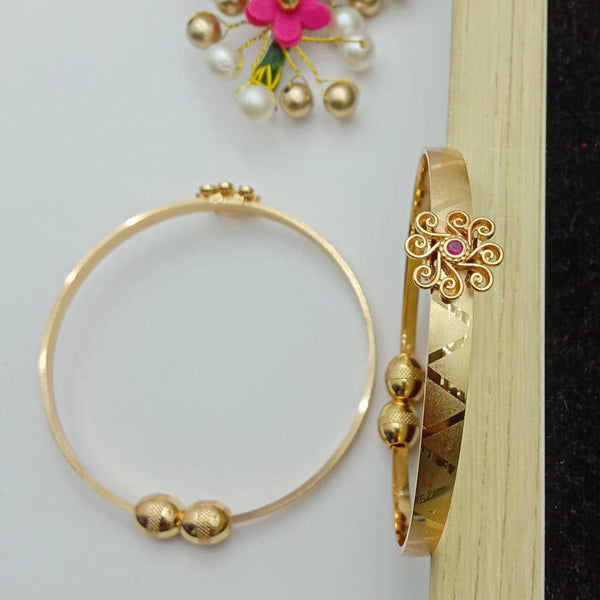 SP Jewellery Gold Plated Openable Kada