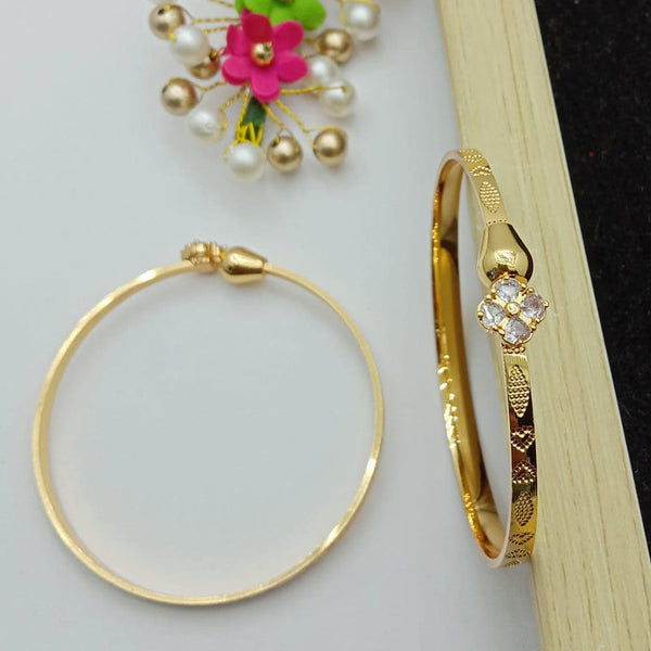 SP Jewellery Gold Plated Openable Kada