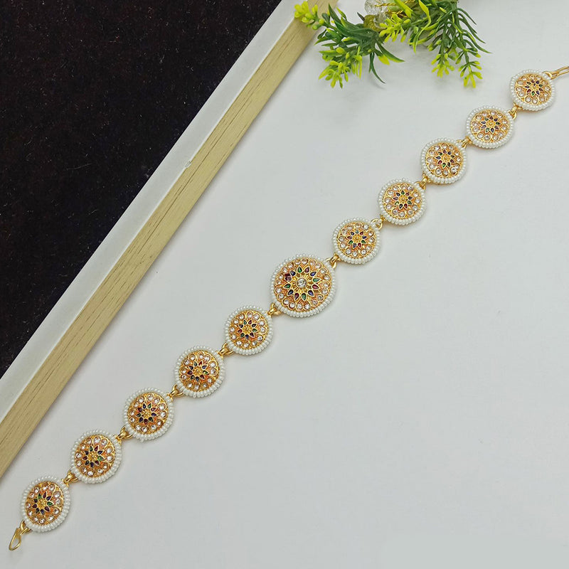 SP Jewellery Austrian Stone Gold Plated Sheeshphool