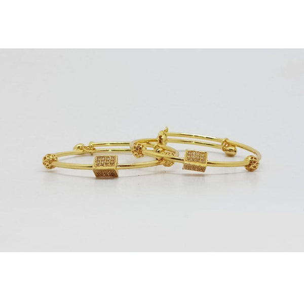 SP Jewellery Gold Plated Austrian Stone Bangle Set