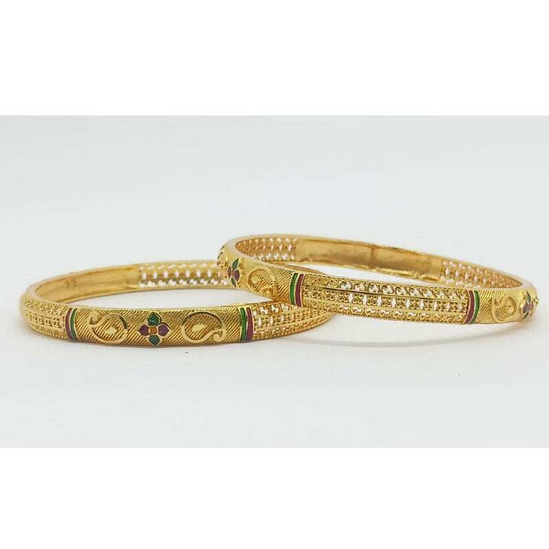 SP Jewellery Gold Plated Bangle Set