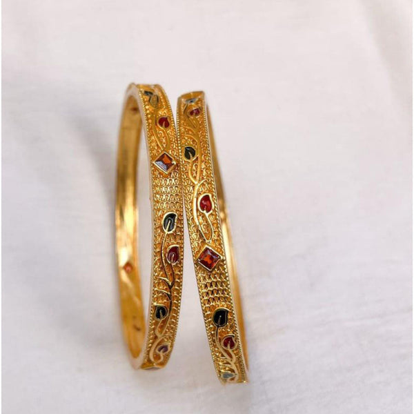 SP Jewellery Gold Plated Bangle Set